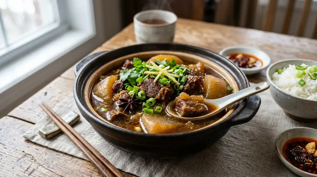 Cantonese Beef Brisket and Daikon Stew