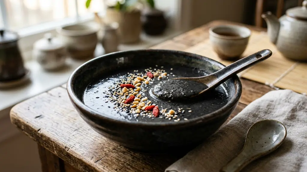 Black Sesame Soup (Zhi Ma Hu)
