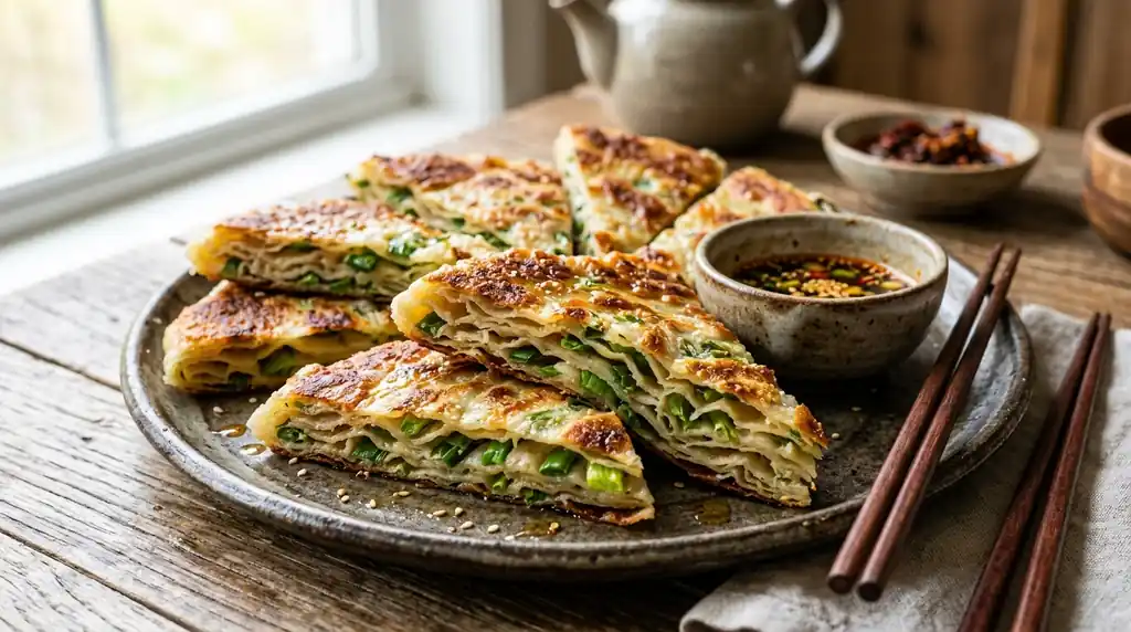 Cong You Bing (Scallion Pancakes)
