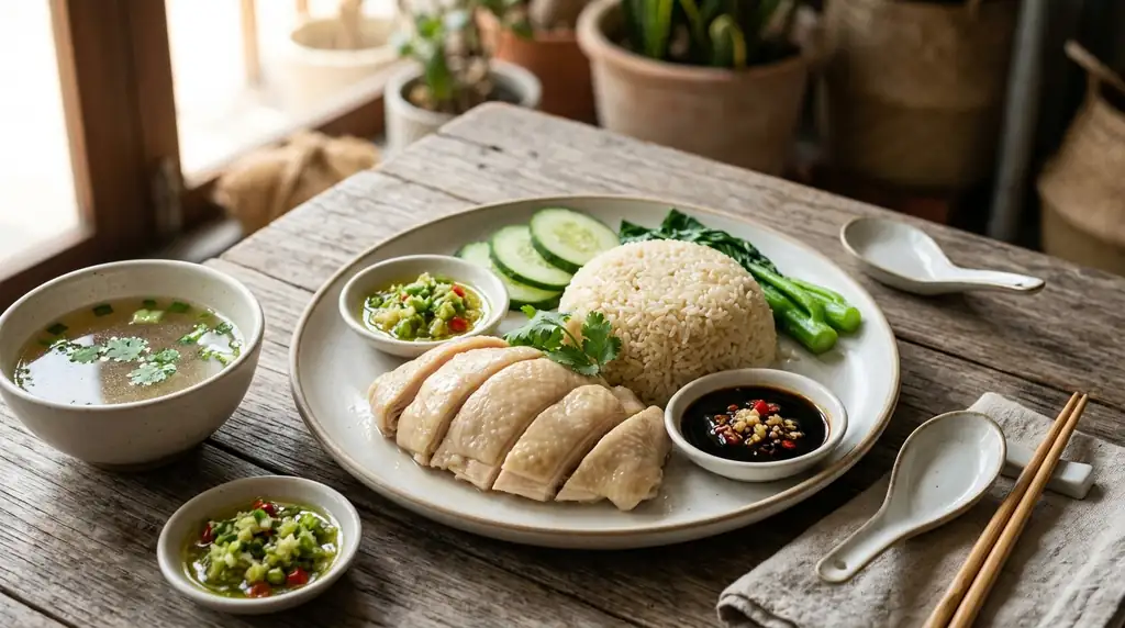 Hainanese Chicken Rice