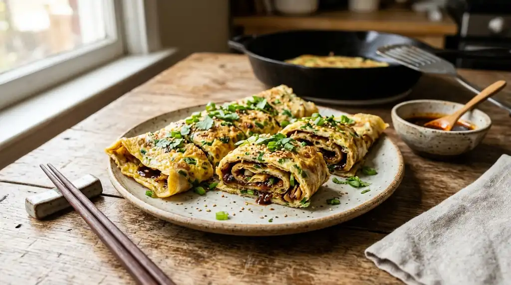 Ji Dan Bing (Chinese Egg Crepe)
