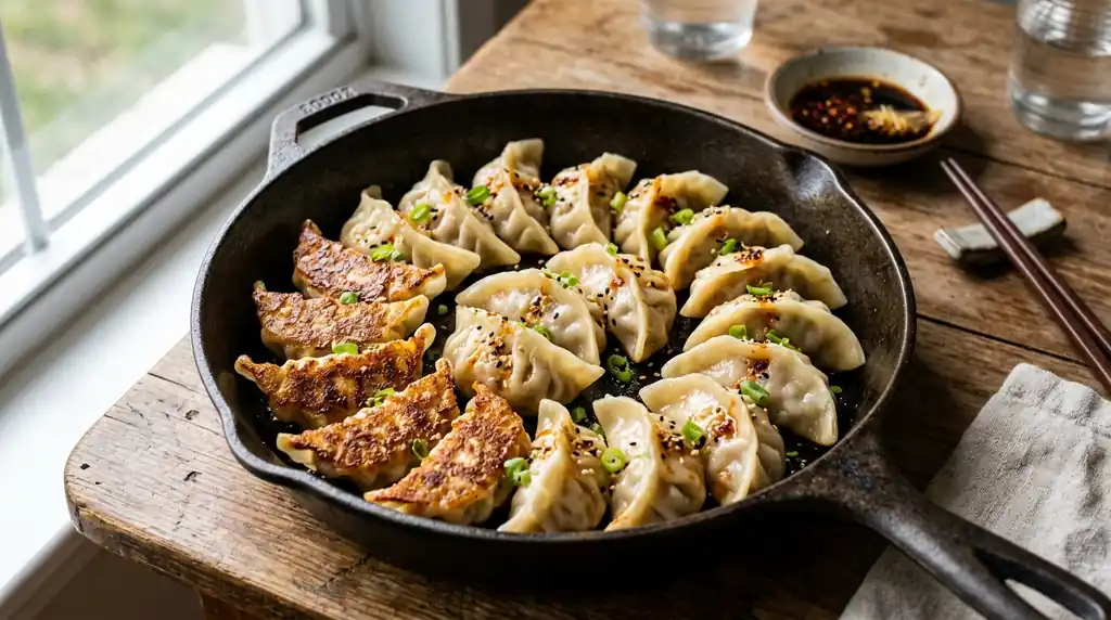 Jian Jiao (Pan-Fried Dumplings)