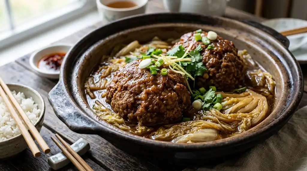 Lion's Head Meatballs (Shi Zi Tou)