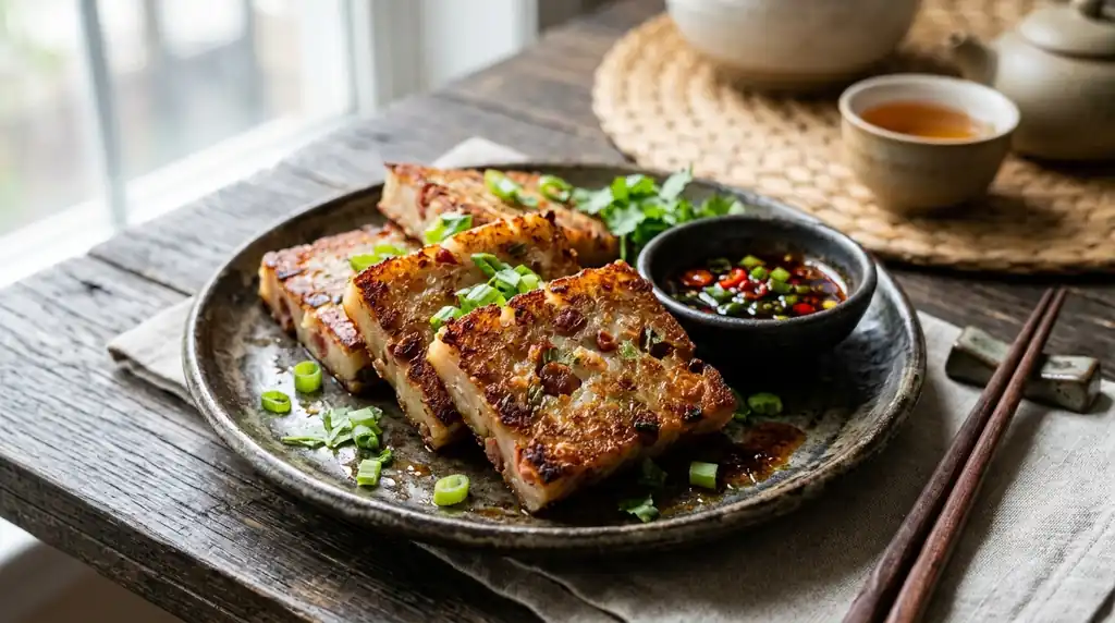 Luo Bo Gao (Turnip Cake)