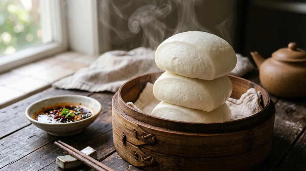 Mantou (Plain Steamed Buns)