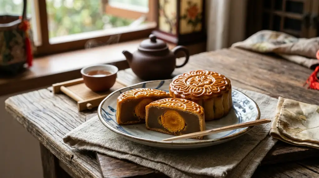 Traditional Baked Mooncake (Yue Bing)