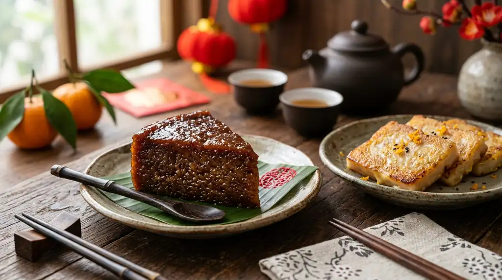 Sweet Sticky Rice Cake (Nian Gao)