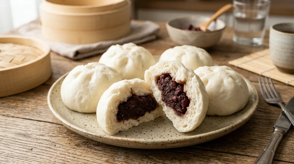 Red Bean Buns (Dou Sha Bao)