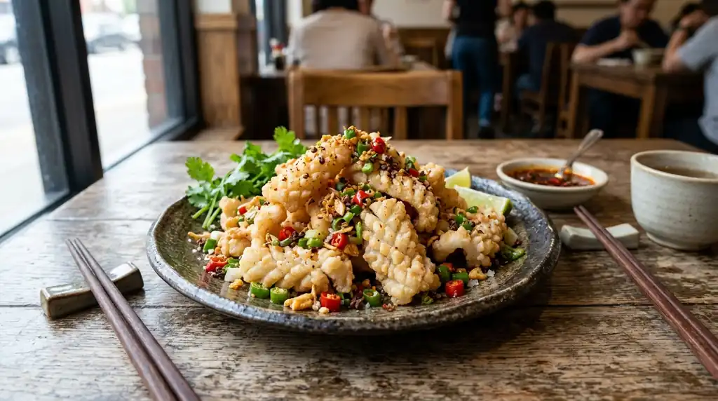 Salt and Pepper Squid (Jiao Yan You Yu)