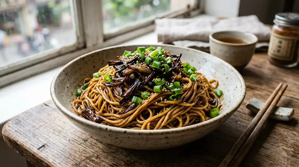 Scallion Oil Noodles (Cong You Ban Mian)