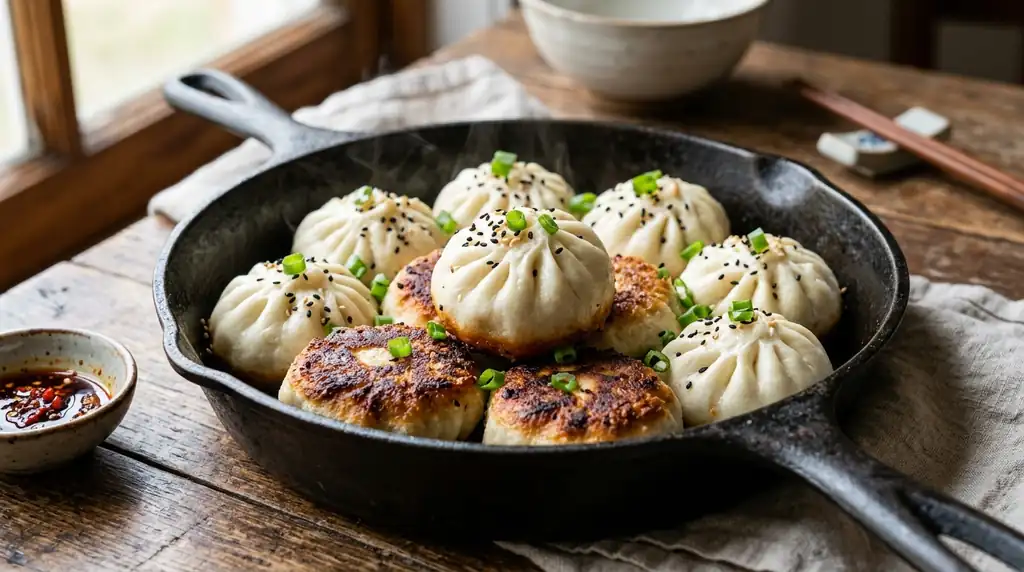 Shengjian Bao (Pan-Fried Pork Buns)
