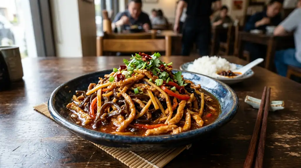 Pork in Garlic Sauce (Yu Xiang Rou Si)