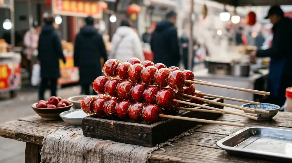 Candied Hawthorn Sticks (Tanghulu)
