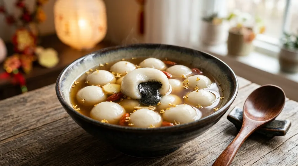 Glutinous Rice Balls in Sweet Soup (Tangyuan)
