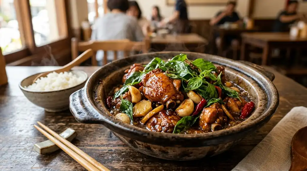 Three Cup Chicken (San Bei Ji)