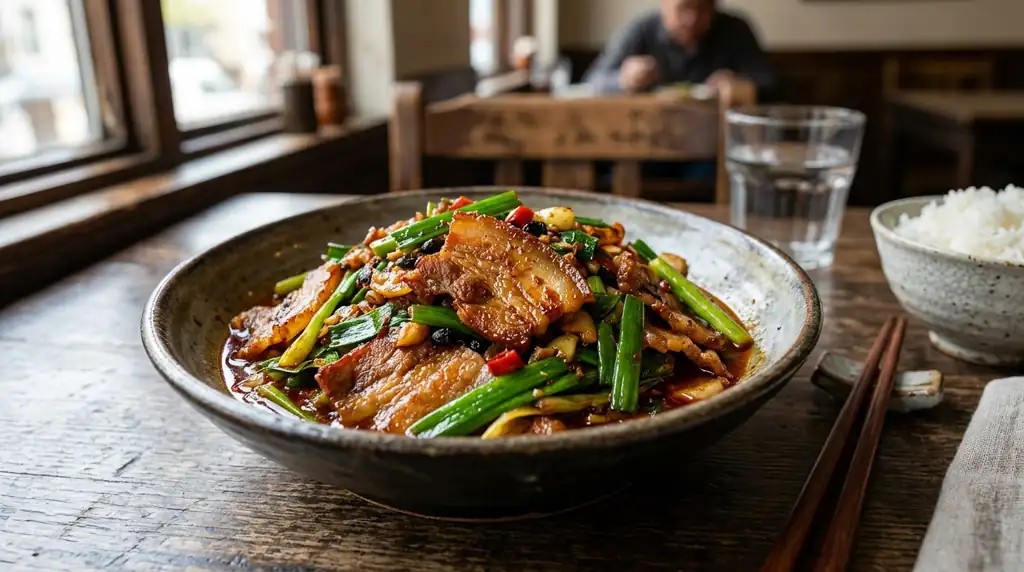 Twice Cooked Pork (Hui Guo Rou)