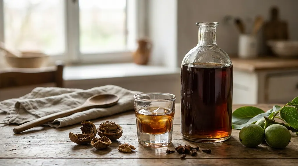 Homemade Italian Nocino