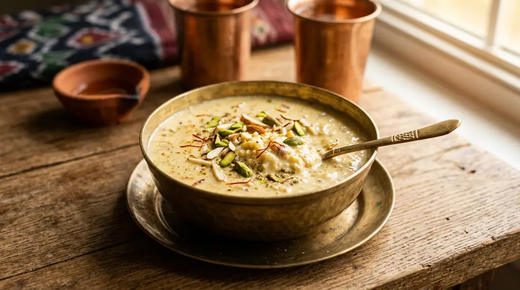 Indian Basundi (Thickened Sweet Milk)