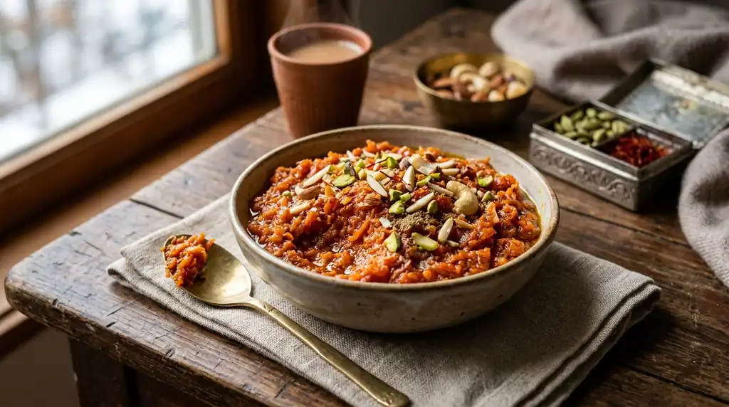 Indian Gajar Ka Halwa (Carrot Halwa)