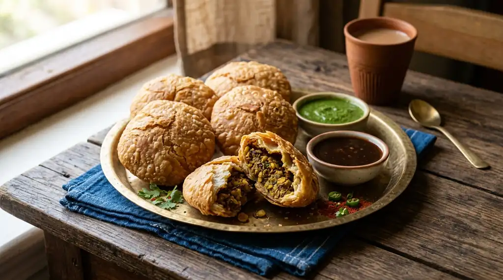 Indian Kachori (Khasta Kachori)