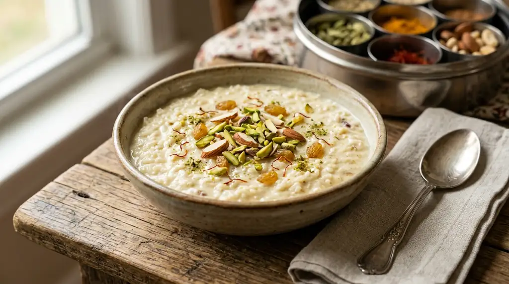 Indian Kheer (Rice Pudding)