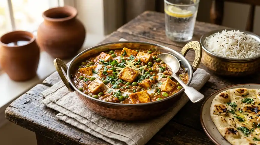 Indian Matar Paneer