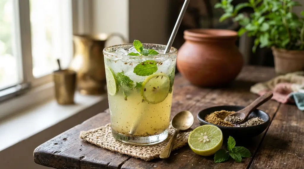 Indian Nimbu Pani (Shikanji)