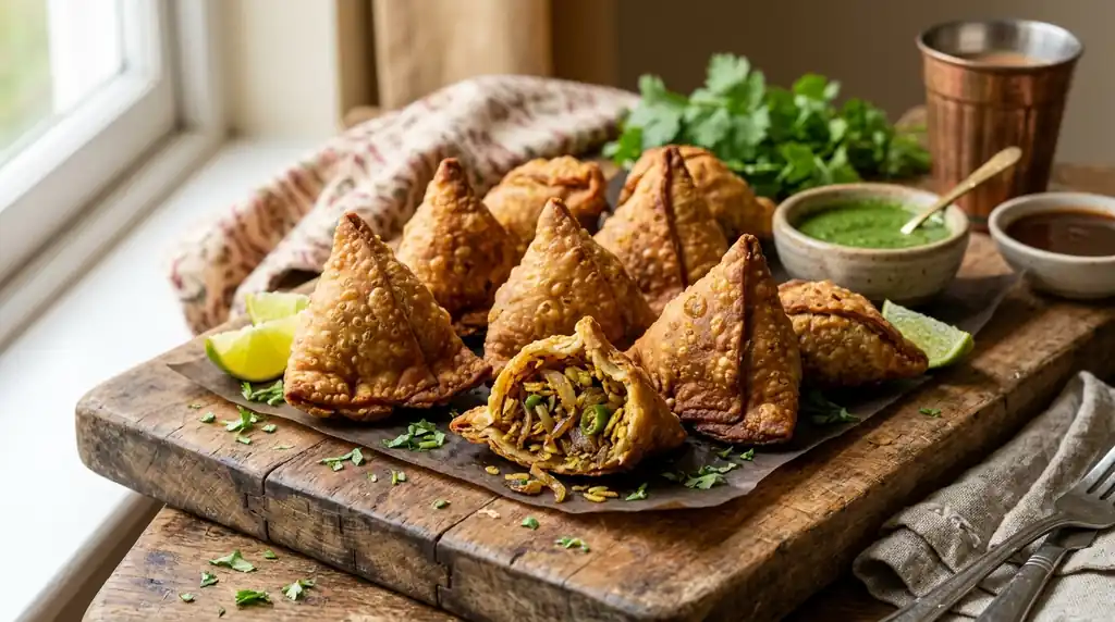 Indian Onion Samosa (Irani Samosa)