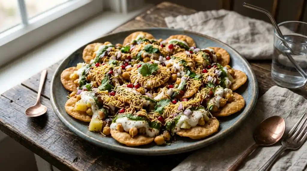 Indian Papdi Chaat