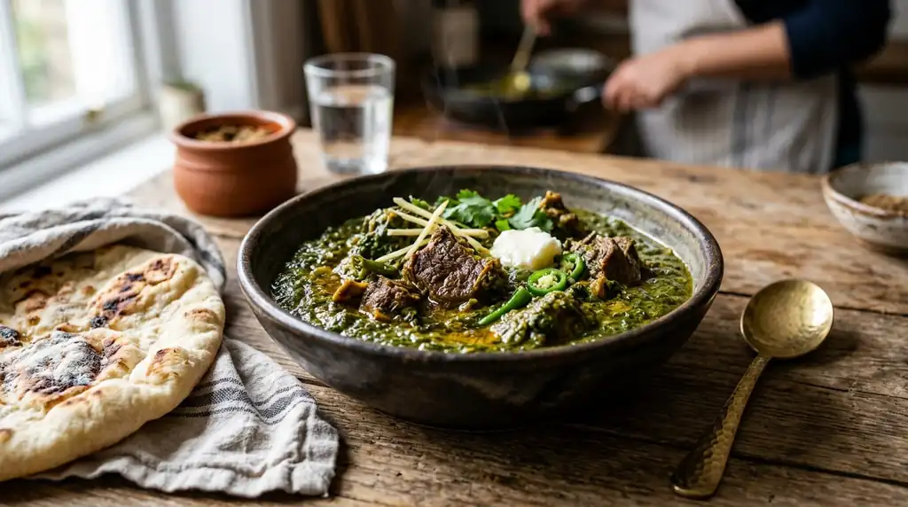 Indian Saag Gosht