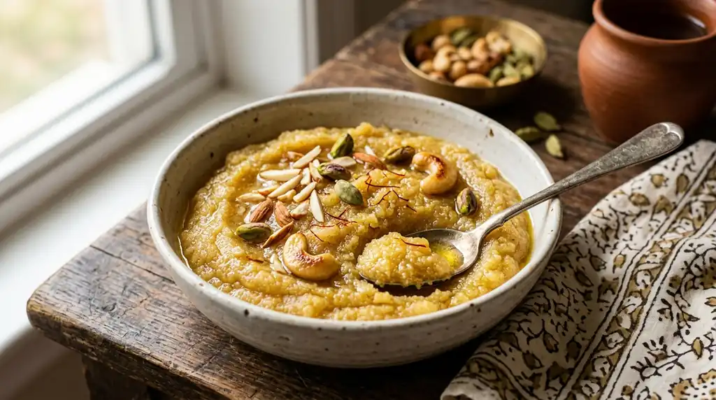 Indian Sooji Halwa (Kesari Bath)