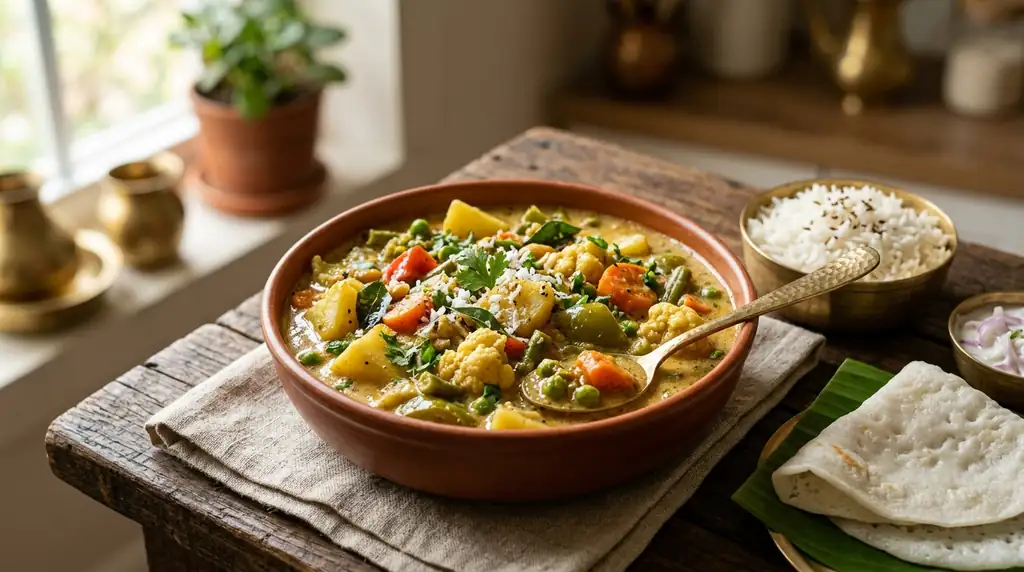 Indian Vegetable Korma (South Indian Style)