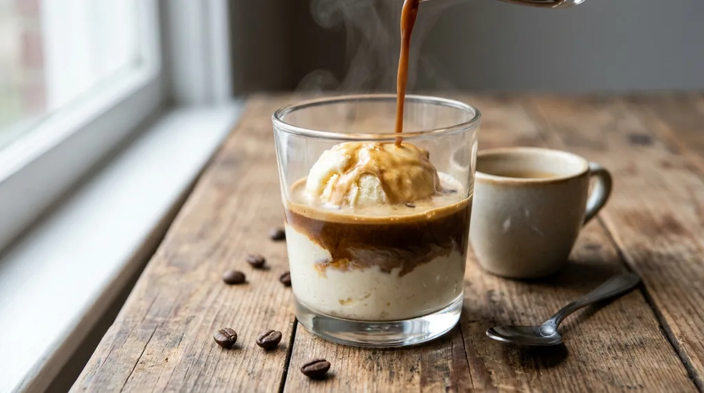 Italian Affogato al Caffè