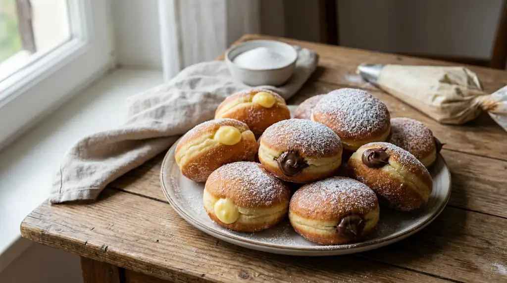 Italian Bomboloni (Italian Doughnuts)