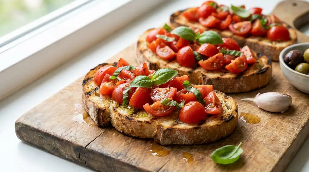 Italian Bruschetta al Pomodoro (Tomato Bruschetta)