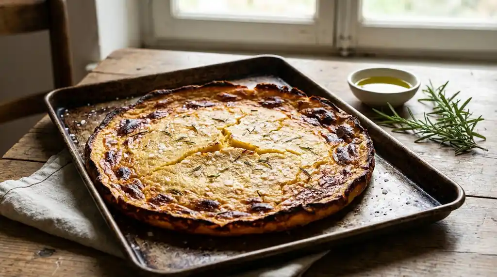 Italian Cecina (Farinata di Ceci)