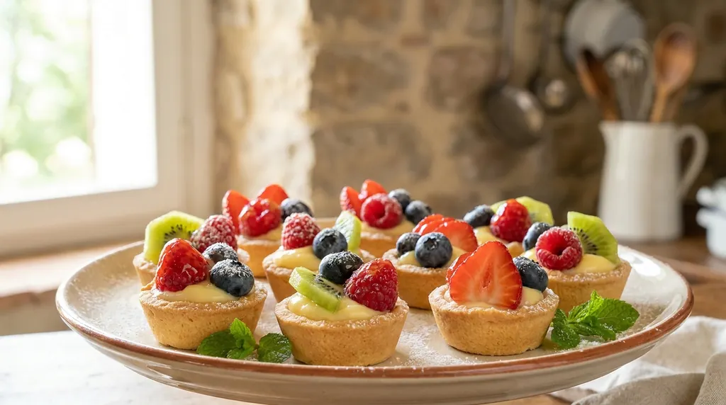 Italian Cestini di Frolla (Pastry Baskets with Fruit)