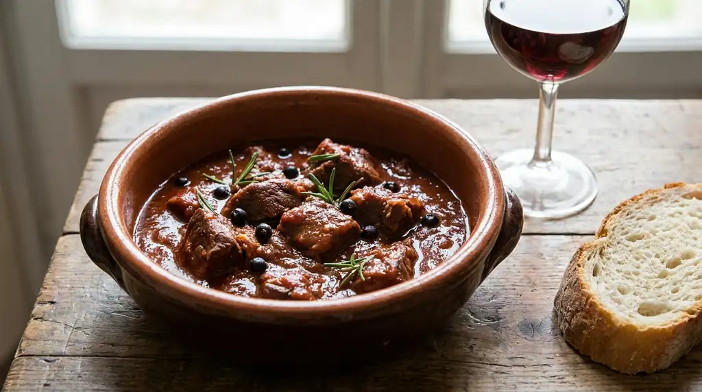 Italian Cinghiale in Umido (Wild Boar Stew)