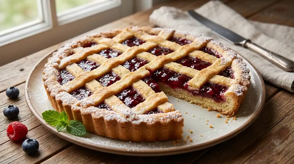 Italian Crostata di Marmellata