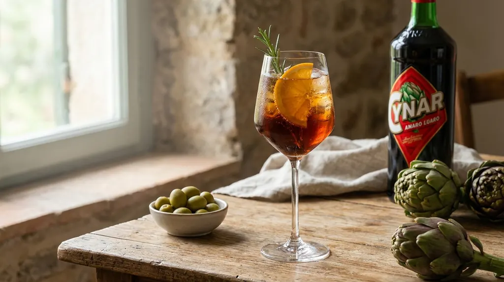 Italian Cynar Spritz