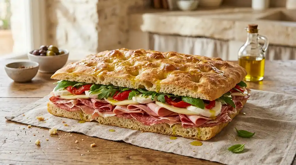 Italian Focaccia Ripiena