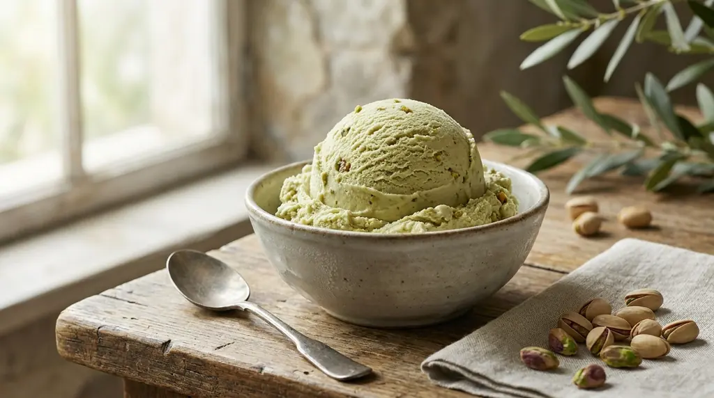 Italian Gelato al Pistacchio