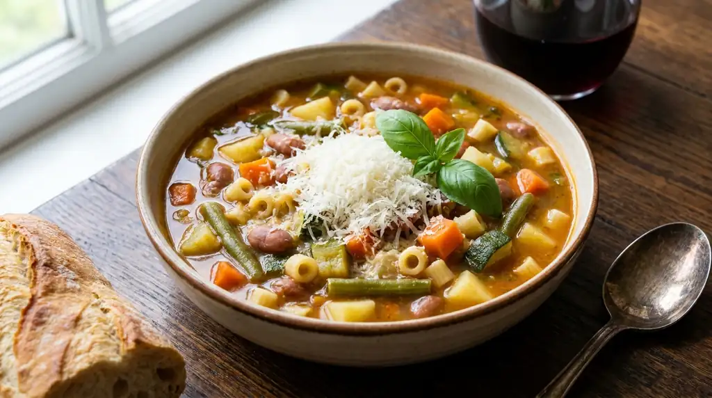 Italian Minestrone di Verdure (Vegetable Soup)