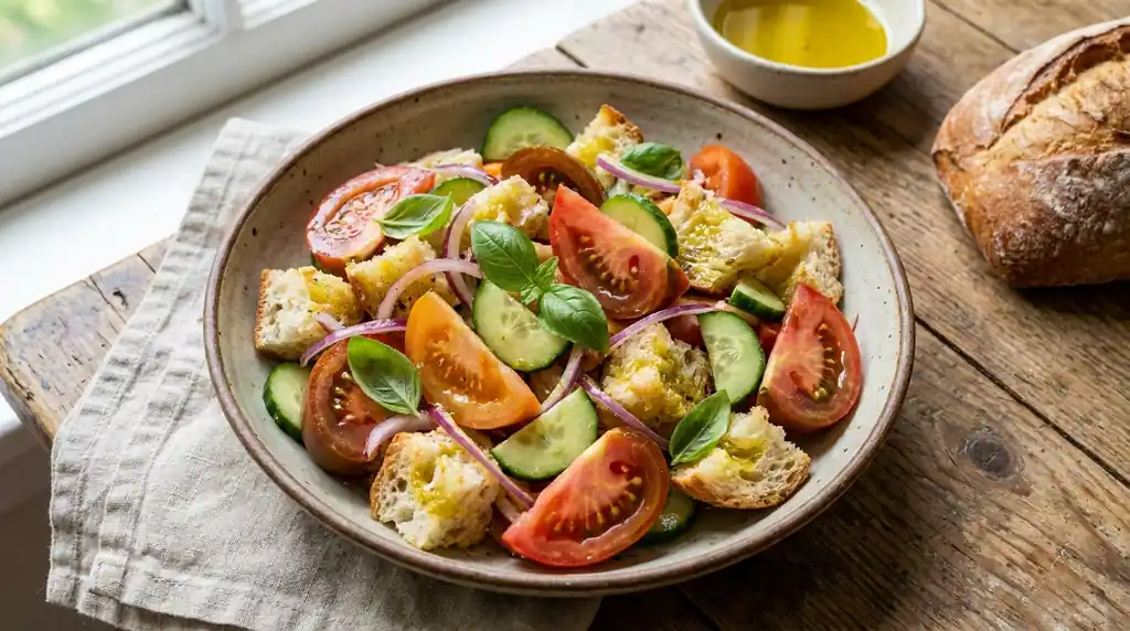 Italian Panzanella (Tuscan Bread Salad)