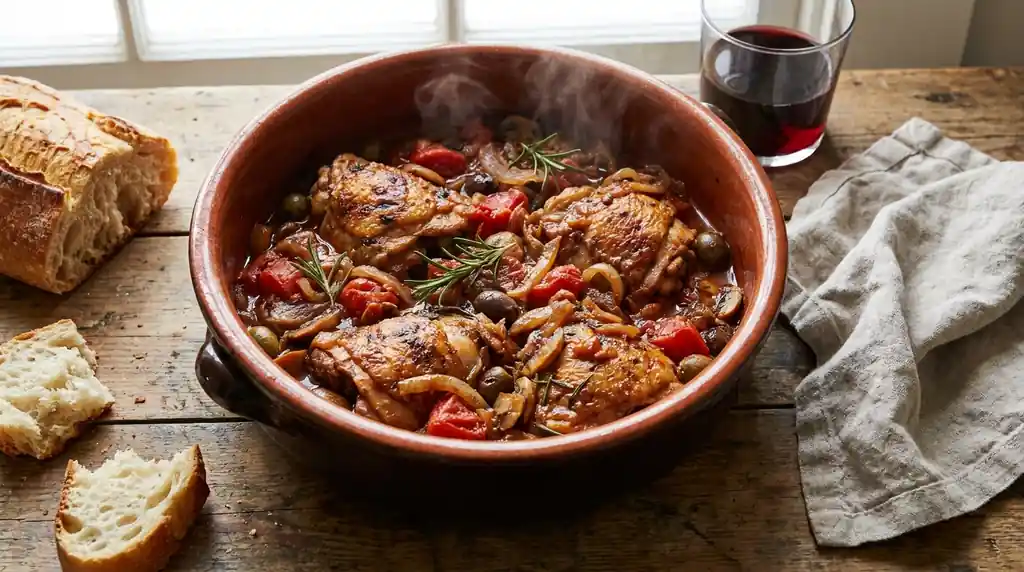 Italian Pollo alla Cacciatora (Hunter's Chicken)