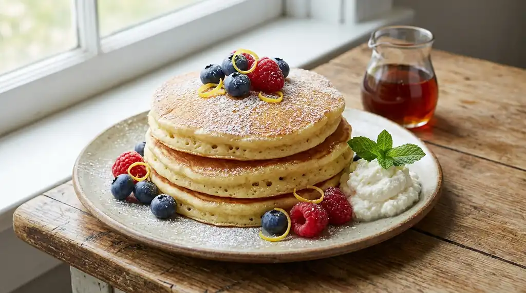 Italian Ricotta Pancakes