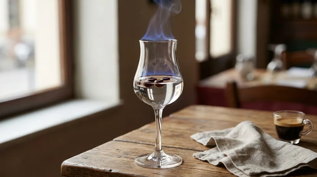 Italian Sambuca con la Mosca