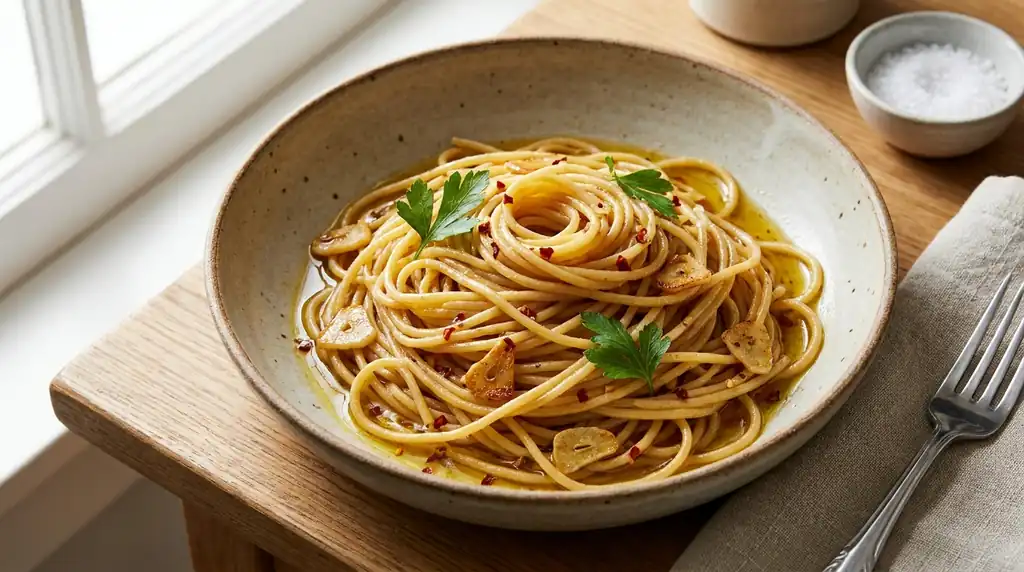 Italian Spaghetti Aglio e Olio