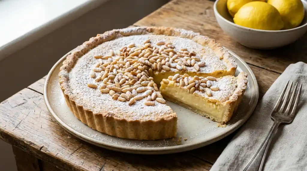 Italian Torta della Nonna (Grandmother's Tart)