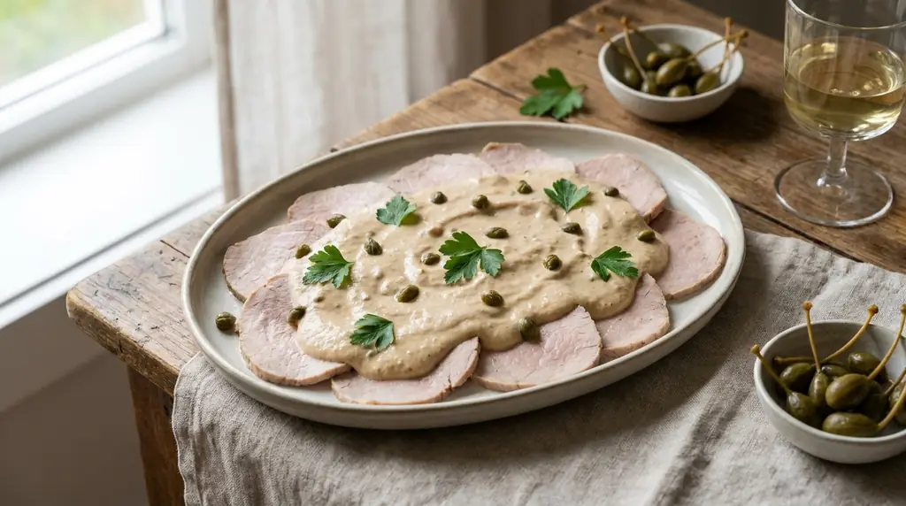 Italian Vitello Tonnato (Veal with Tuna Sauce)